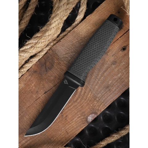 Dominator Nóż Ghost Cutter z kaburą Czarno-szary