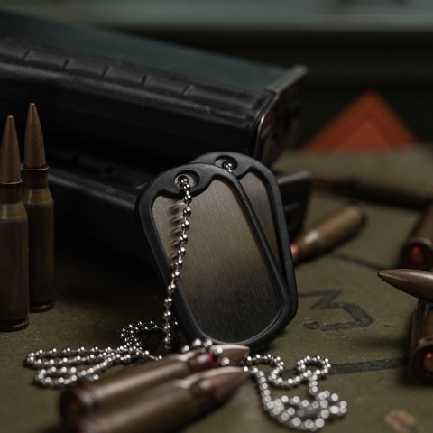 M-Tac Nieśmiertelnik Stal nierdzewna USA