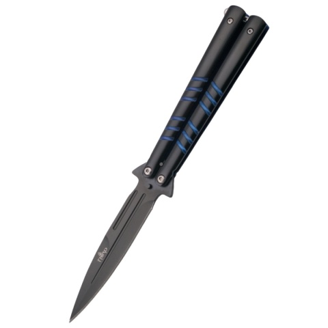 Third Nóż motylkowy Black/Blue Stainless 16070A
