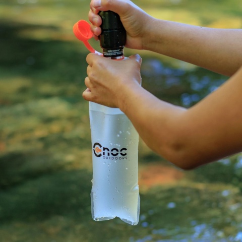 Cnoc Hydriam 500ml Flask 28mm Orange Bukłak