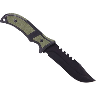 Dominator Nóż Spec Hunter z kaburą Czarno-zielony