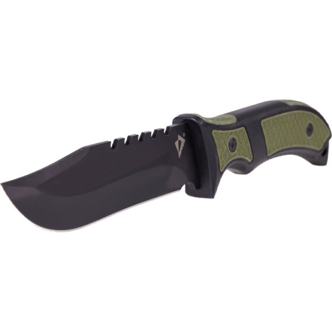 Dominator Nóż Spec Hunter z kaburą Czarno-zielony