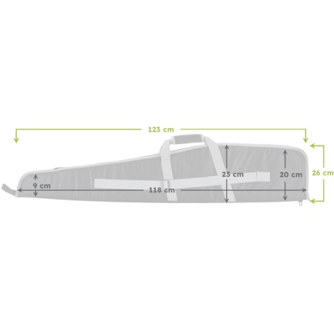 Umarex Pokrowiec na wiatrówkę z lunetą 1230mm