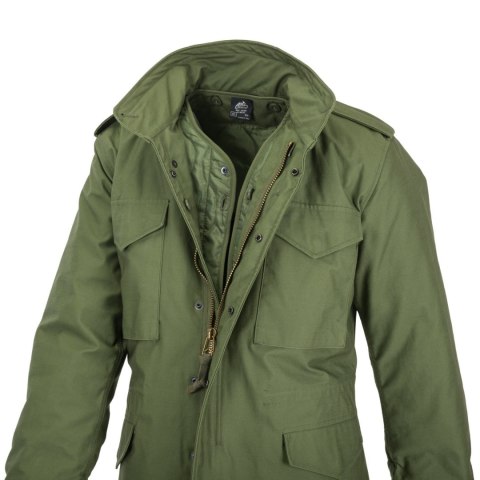 Helikon Kurtka M65 Nyco Sateen Olive Green KU-M65-NY-02