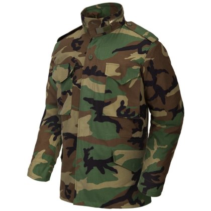 Helikon Kurtka M65 Nyco Sateen US Woodland KU-M65-NY-03