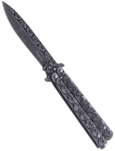 Martinez Albainox Balisong Skull Stone Nóż motylkowy 02184