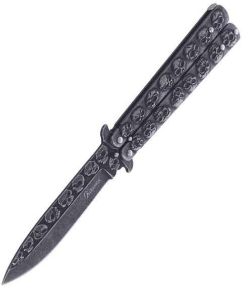 Martinez Albainox Balisong Skull Stone Nóż motylkowy 02184