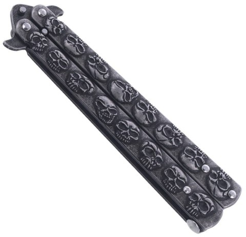 Martinez Albainox Balisong Skull Stone Nóż motylkowy 02184