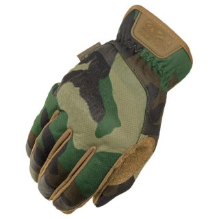 Mechanix Rękawice taktyczne FastFit Covert Woodland Camo FFTAB-77