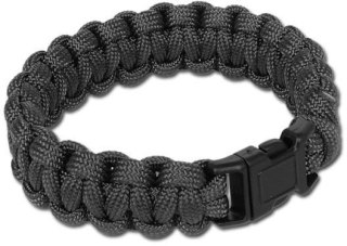 Mil Tec Bransoletka Survivalowa Black 16370102