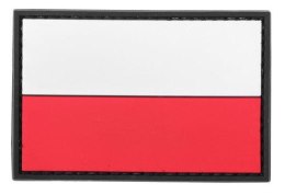 Naszywka Flaga Polski Rzep 3D PVC 7,5x5cm