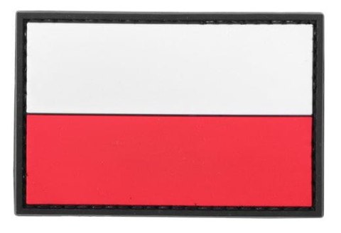 Naszywka Flaga Polski Rzep 3D PVC 7,5x5cm