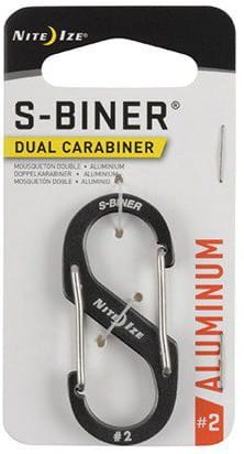 Nite Ize Karabinek S-Binner Aluminum Charcoal SBA2-09-R6