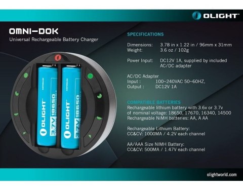 Olight Ładowarka OMNI-DOK uniwersalna