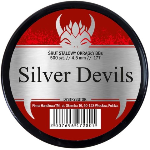 Śrut stalowy BB Silver Devils 500szt 4,5mm