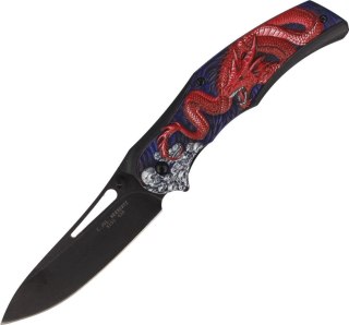 Herbertz Solingen 3D Red Dragon 97mm 533613 Nóż składany