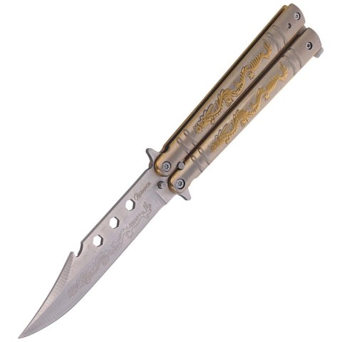 Martinez Albainox Balisong Nóż motylkowy Dragon Oro 02182