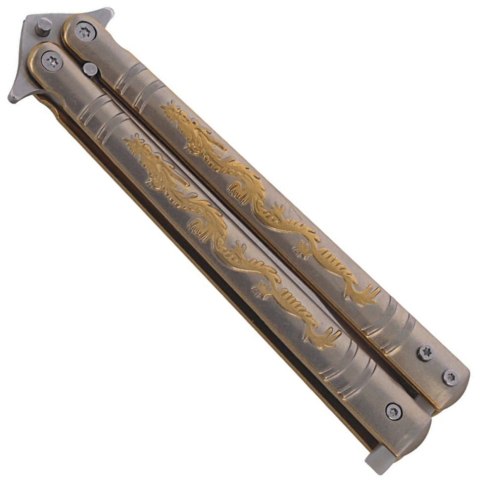 Martinez Albainox Balisong Nóż motylkowy Dragon Oro 02182