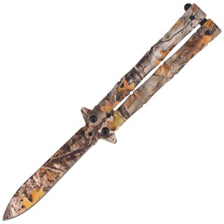 Martinez Albainox Balisong Nóż motylkowy Forest Camo 02181