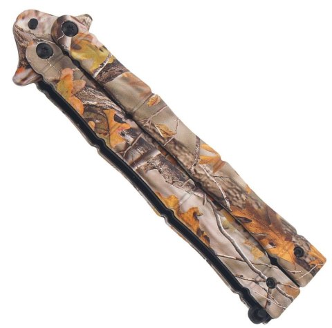 Martinez Albainox Balisong Nóż motylkowy Forest Camo 02181