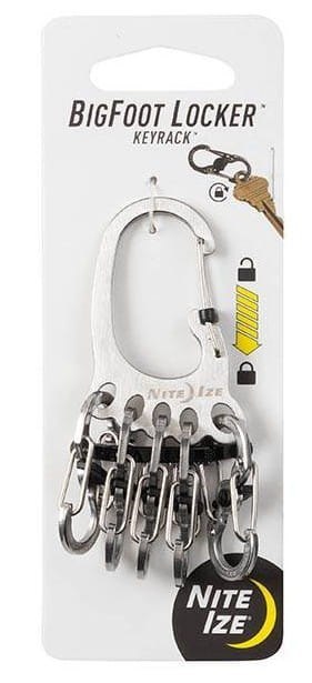 Nite Ize Karabinek na klucze BigFoot KeyRack Locker - Stalowy - KLKBF-11-R6