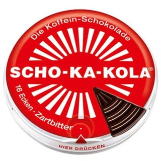 Czekolada Scho-Ka-Kola gorzka z kofeiną