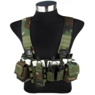 Kamizelka D-Mittsu Chest Rig Woodland