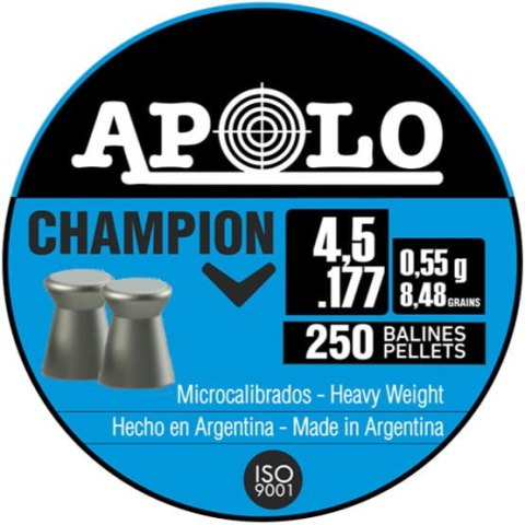 Apolo Śrut Champion 4,5mm 0,55g 250szt