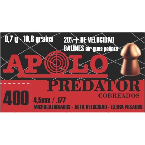 Apolo Śrut Predator Cooper 4,5mm 0,70g 400szt