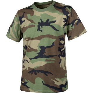 Helikon T-Shirt Cotton US Woodland TS-TSH-CO-03