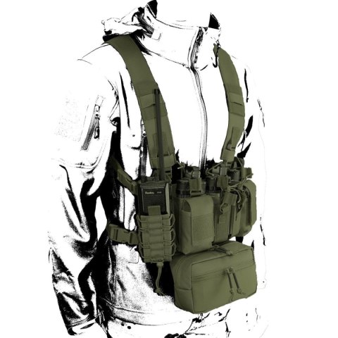 CAMO Kamizelka Chest Rig Storm Cordura Olive