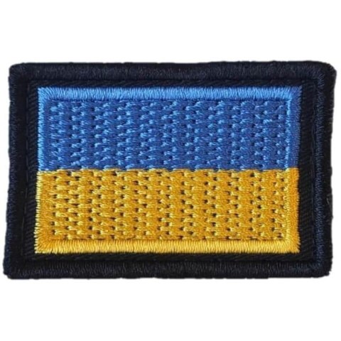 Haasta Naszywka Flaga Ukrainy 4x5,5cm