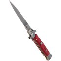 Frank Beltrame Nóż sprężynowy Stiletto Red 23cm FB 23/41