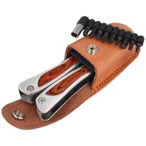 Herbertz Multitool 107600 Pakka Wood 10 bitów