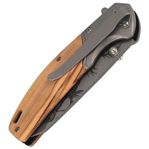 Herbertz Solingen 3D Jeleń Olive Wood 55009 Nóż składany