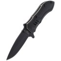 Herbertz Solingen Black Aluminium Black Blade 228912 Nóż półautomatyczny