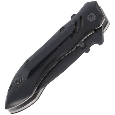 Herbertz Solingen Black Aluminium Black Blade 228912 Nóż półautomatyczny