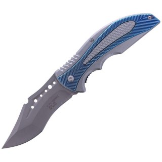 Herbertz Solingen Blue Silver Aluminium 567512 Nóż składany