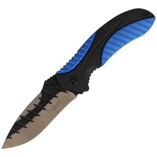 Herbertz Solingen Hit Blue-Black Aluminium 588212 Nóż składany