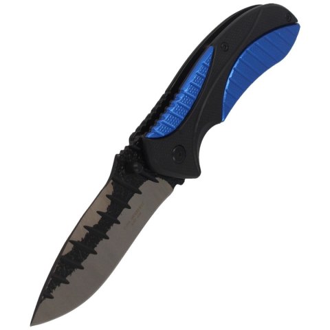 Herbertz Solingen Hit Blue-Black Aluminium 588212 Nóż składany