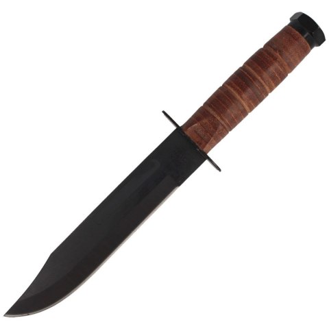 Herbertz Solingen Leather Ka-Bar 180mm 101018 Nóż szturmowy