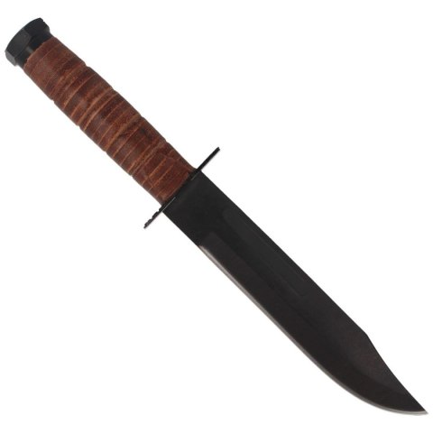 Herbertz Solingen Leather Ka-Bar 180mm 101018 Nóż szturmowy