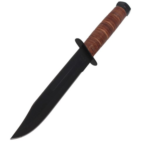 Herbertz Solingen Leather Ka-Bar 180mm 101018 Nóż szturmowy