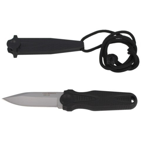 Herbertz Solingen Neck Knife Black 108307 Nóż na szyję