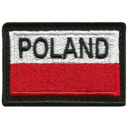 Haasta Naszywka Flaga Polski POLAND 3,8x5,6cm