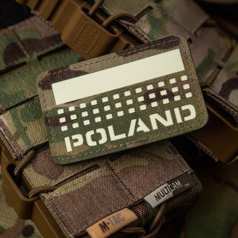 M-Tac Naszywka Flaga Poland Laser Cut Multicam Luminate