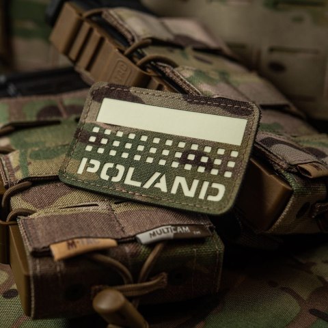 M-Tac Naszywka Flaga Poland Laser Cut Multicam Luminate