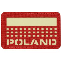 M-Tac Naszywka Flaga Poland Laser Cut Red Luminate