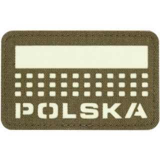 M-Tac Naszywka Flaga Polska Laser Cut Ranger Green Luminate