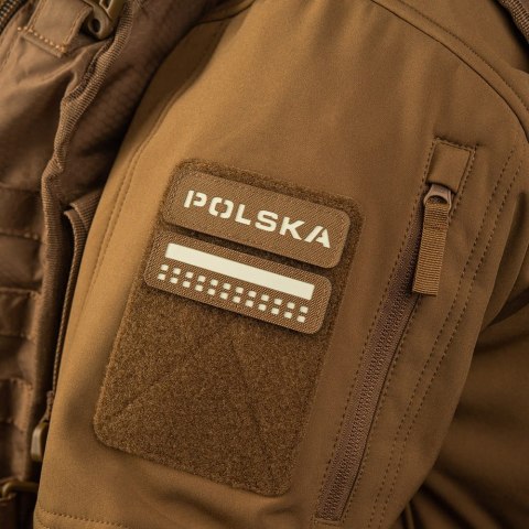 M-Tac Naszywka Flaga Polski Laser Cut Coyote Luminate